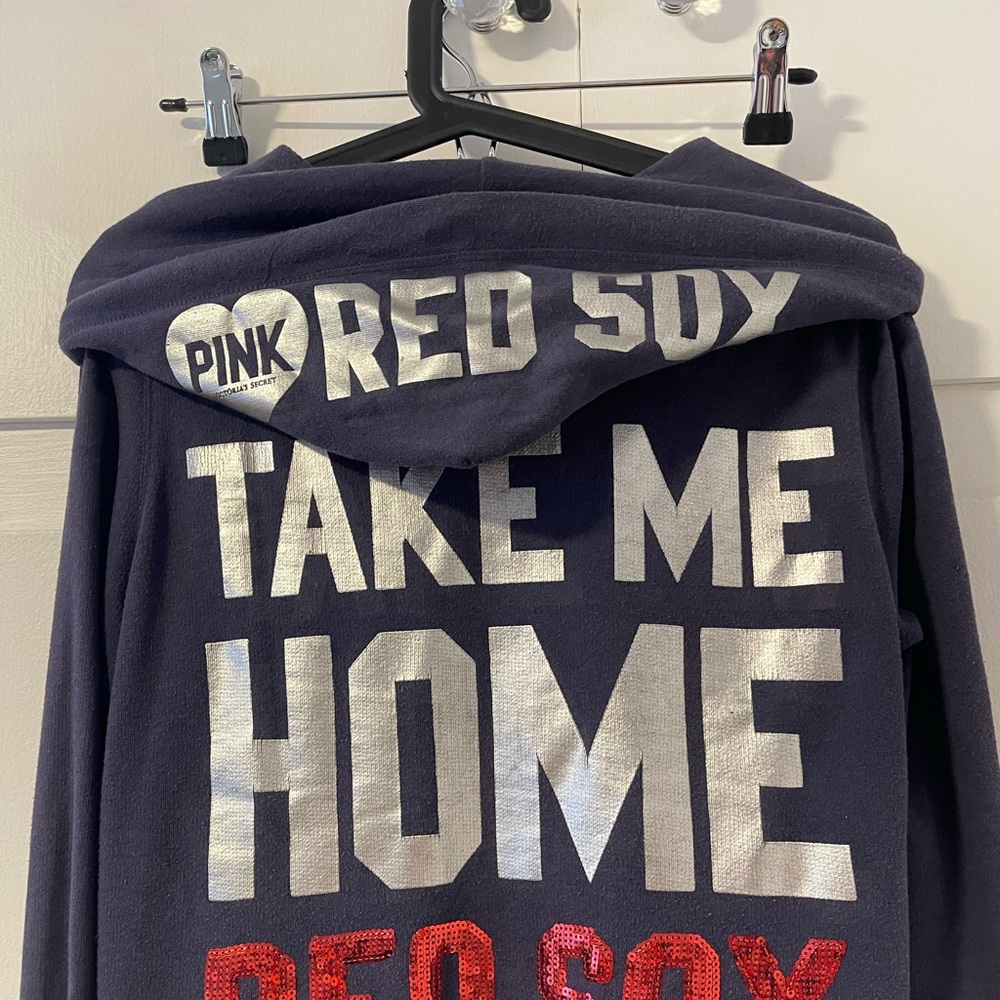 VS Pink Red Sox hoodie
